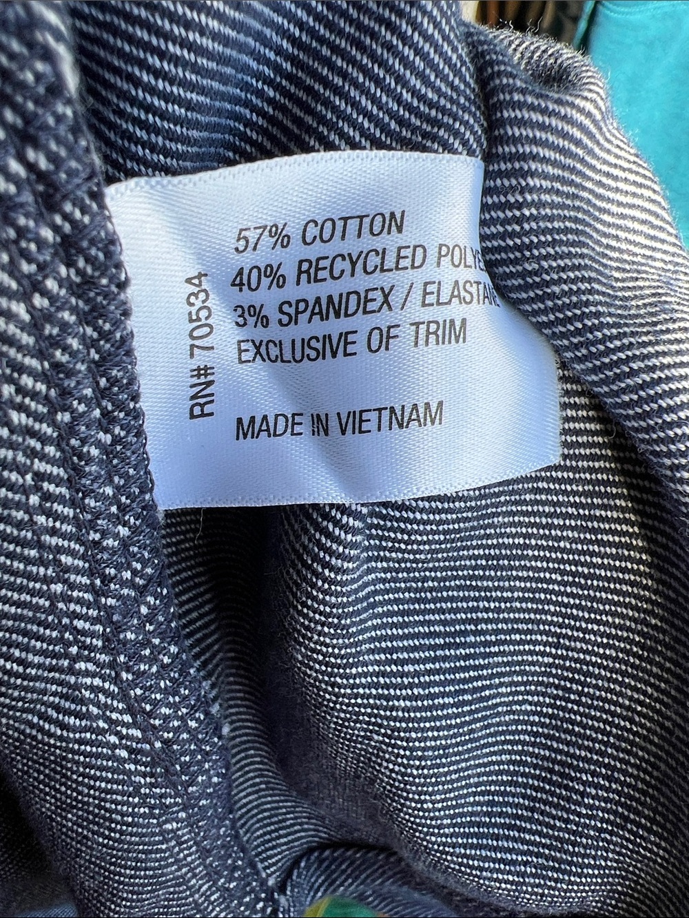 Orvis Pearl Snap Long-Sleeve stretch Denim Look Button-Down Shirt - Indigo Blue - Picture 10 of 10